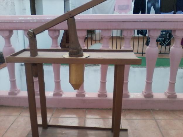 Embuchadora de chorizo de madera