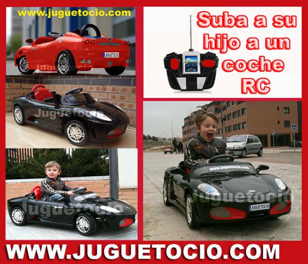 Ferrari para niños con controlremoto, Suba a su hijo a un RC