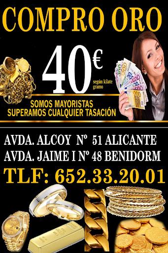 Compro oro en alicante