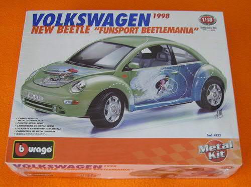 Volkswagen New Beetle Funsport. Kit Bburago Escala 1:18