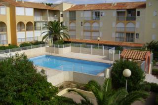 Apartamento en residencia : 2/4 personas - piscina - junto al mar - vistas a mar - narbonne plage  aude  languedoc-rosel