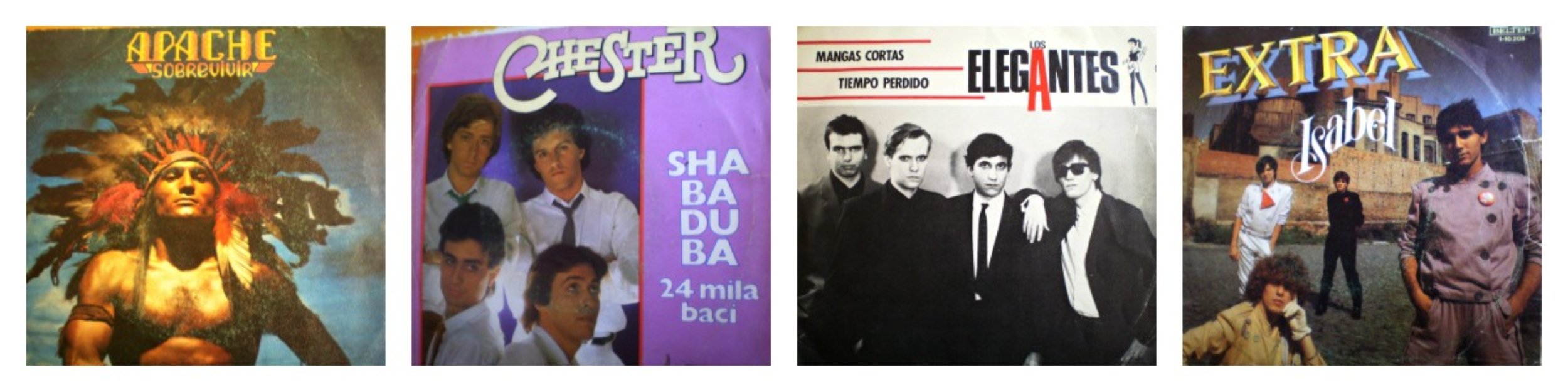 Lote de singles pop español años 80