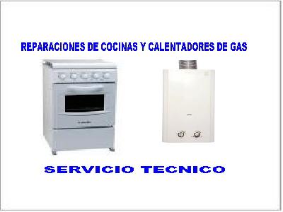 Reparacion y revisiones de cocinas de gas y calentadores