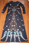 Vestido largo en azul con flores - mejor precio | unprecio.es