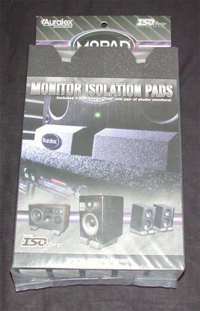 Auralex MoPads, soportes desacopladores para monitores de audio