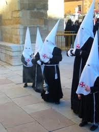 Túnica negra y complementos para papon (semana santa)