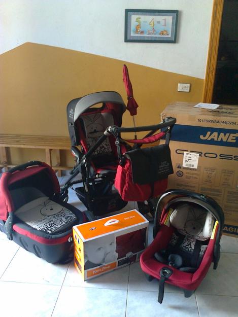 Vendo carro 3 piezas Jané Cross Reverse solo 5 meses uso