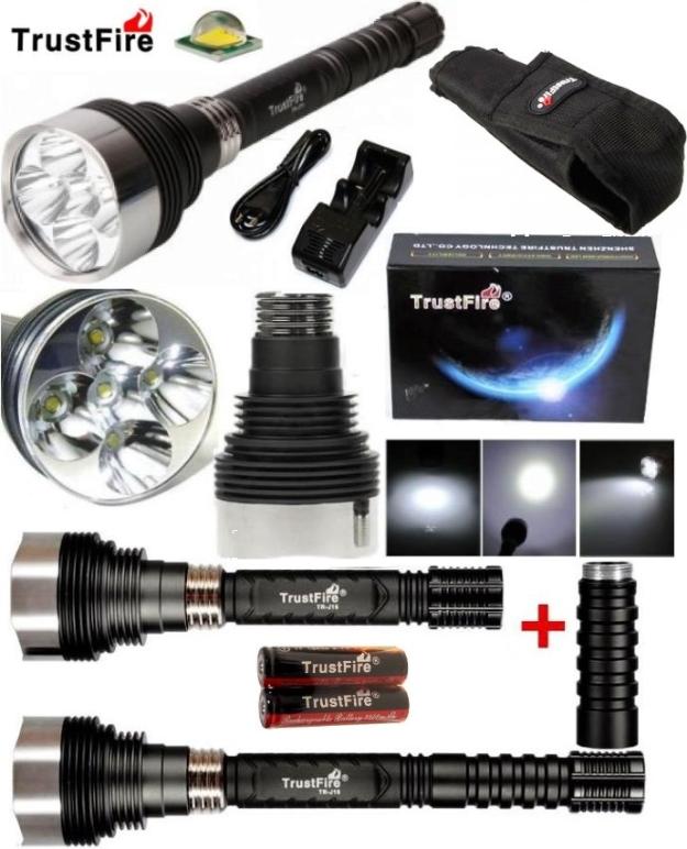 kit Linterna Trustfire TRJ-16 5.000- Lúmenes www.ledtron.es