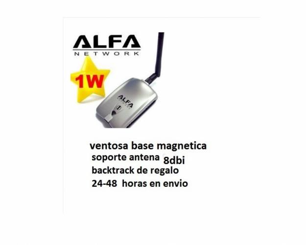 Alfa Network 1w Made in taiwan antena de 8dbi unidades nuevas