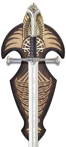 Espada de Aragorn Anduril, escala 1:1, Edición Limitada RARA