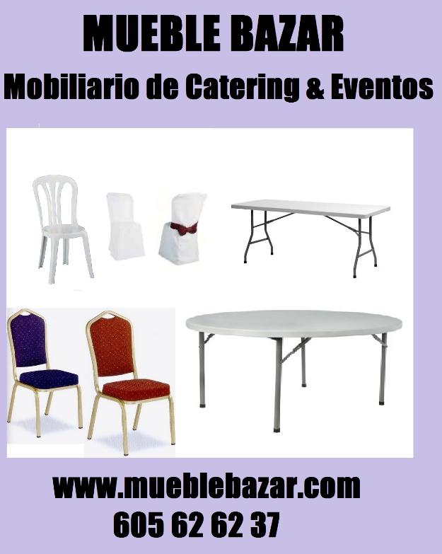 Mobiliario de catering y eventos