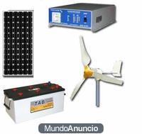 Kit solar fotovoltaico 2400W con aerogenerador