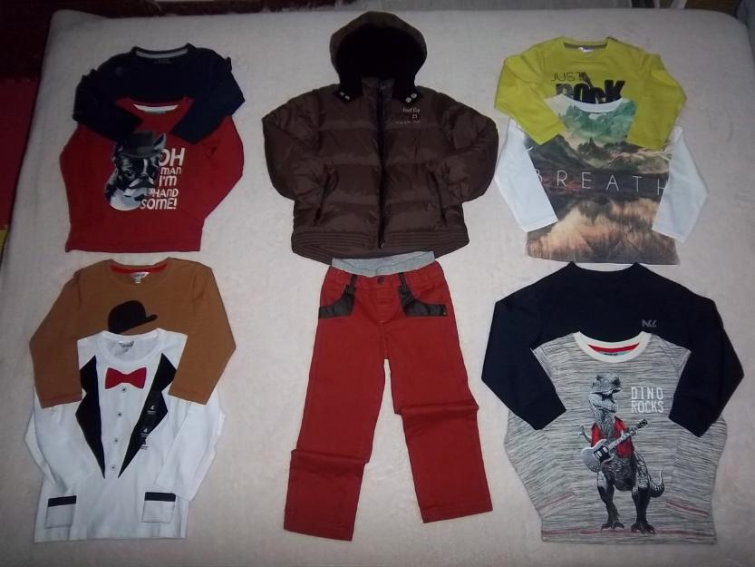 Lote de ropa talla 4 años de niño