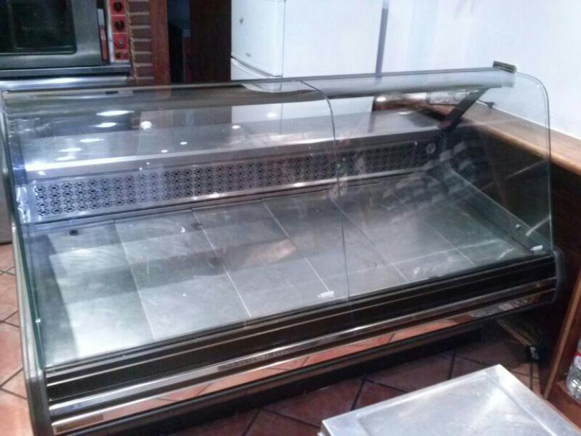 Vitrina horizontal refrigerada pastelería-alimentaciónnn