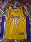 Camiseta Pau Gasol - Los Angeles Lakers - Amarilla - mejor precio | unprecio.es