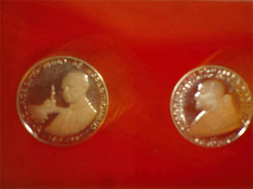 MONEDAS ORO PIO XII Y JUAN XIII