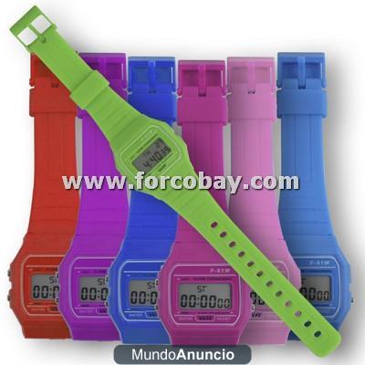 RELOJ RETRO COLORES