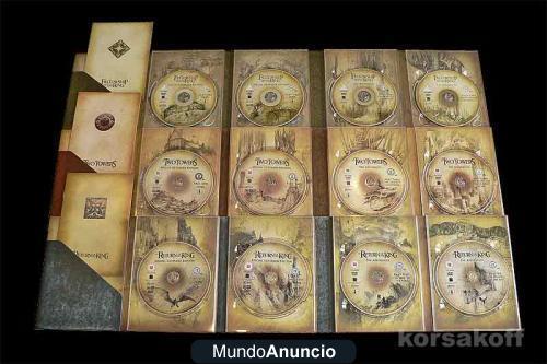 Trilogia Señor de los Anillos DVD version extendida