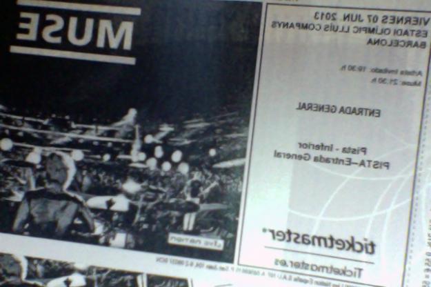 Entradas muse barcelona 2013 (de madrid)