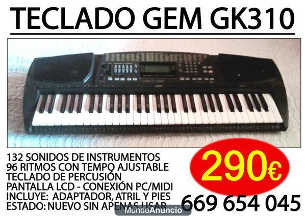 TECLADO GEM GK310