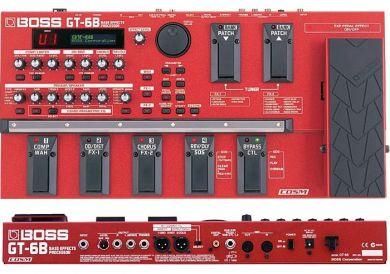 pedalera de efectos BOSS GT-6B PARA BAJO