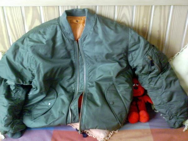 VENDO CAZADORA BOMBER VERDE