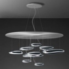 Artemide Mercury sospensione estructura aluminio satinado, difusores cromado lúcido - iLamparas.com - mejor precio | unprecio.es