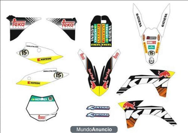 grafica de  motos de campo