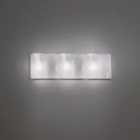 Artemide Logico parete micro 3 in linea incandescente: difusor seda, fondo gris - iLamparas.com - mejor precio | unprecio.es