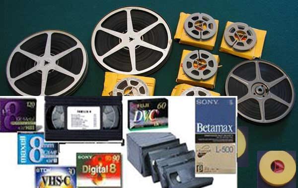 Super 8 y vídeo a dvd  8mm 16mm vhs hi8 minidv digital8 beta