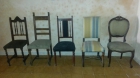 17 sillas antiguas de madera y tapicería eclécticas. - mejor precio | unprecio.es