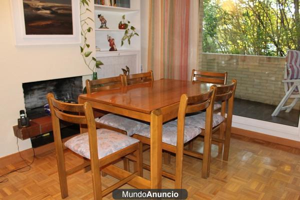 Mesa comedor 6 con sillas y mesa baja