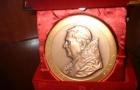 Vaticano Original Benedicto XVI Medalla bronce dorado - mejor precio | unprecio.es