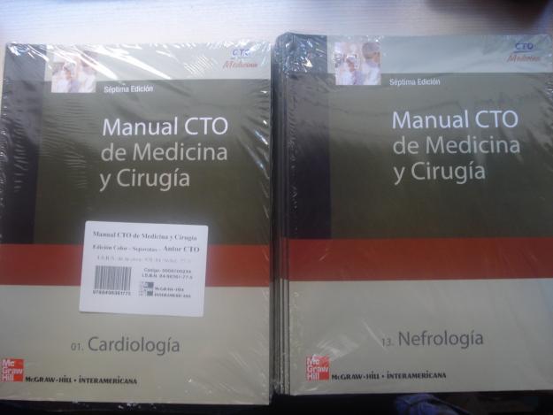 Vendo Manuales cto de Medicina y cirugia 7ºedicion NUEVOS+Libro de REGALO