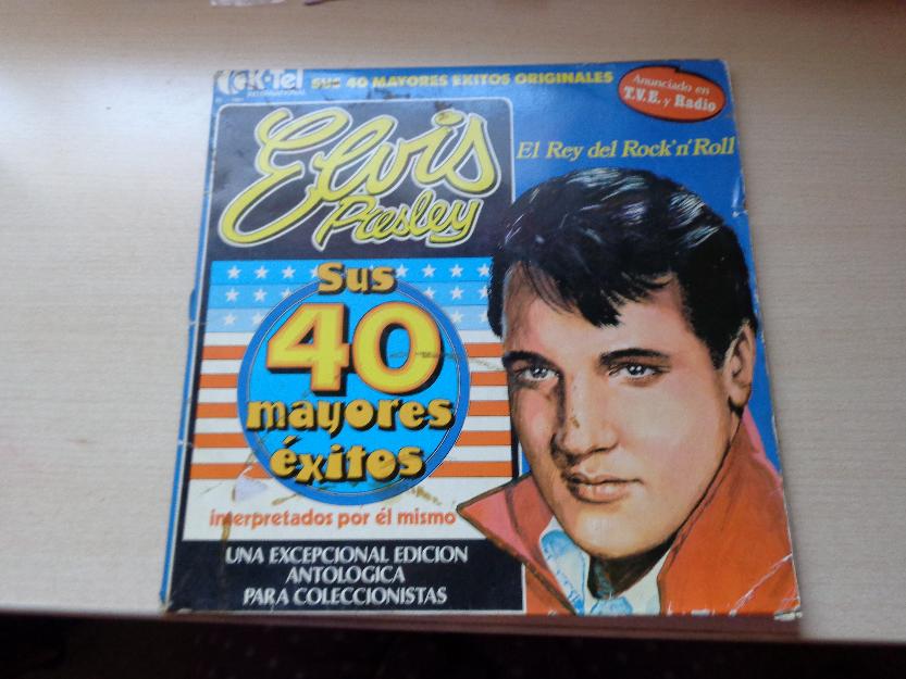 Vinilo de Elvis Presley, sus 40 mayores éxitos (2 discos)