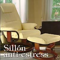 SILLON MASAJE RELAX CALOR LUMBAR+PUFF