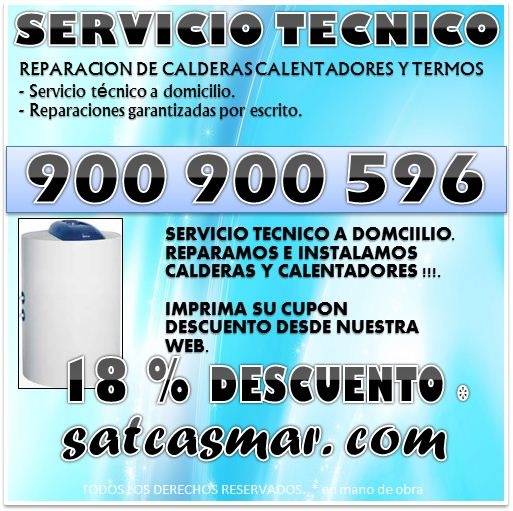 Asistencia tecnica domusa barcelona 900 809 943 reparacion calentadores