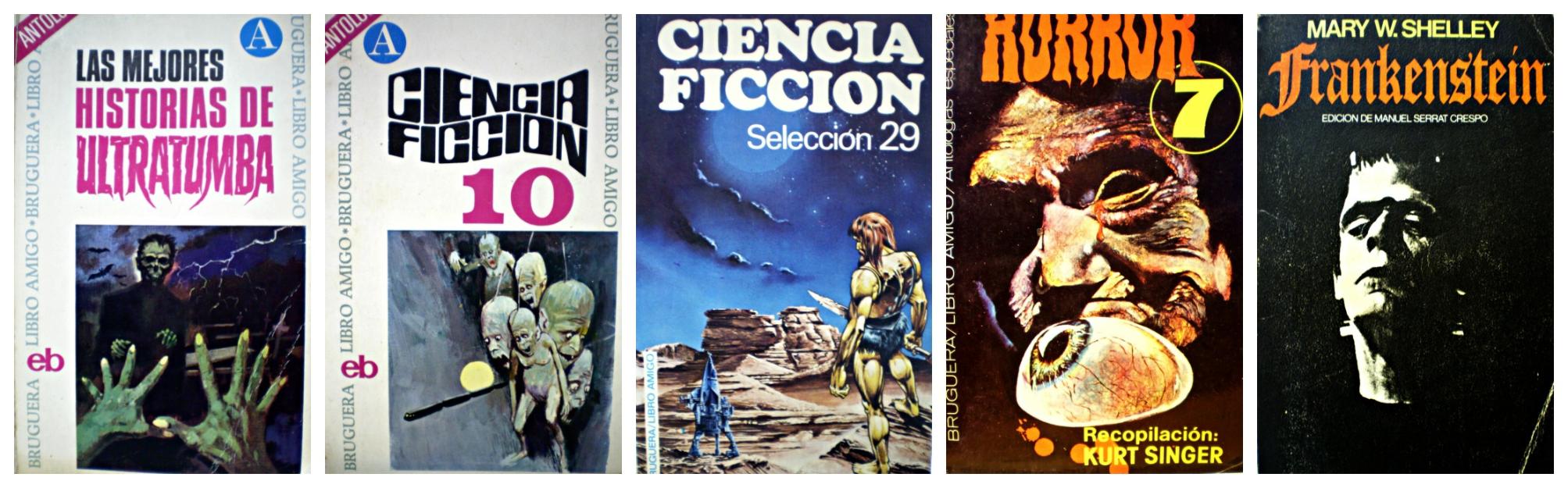 lote de 5 libros terror y ciencia ficción