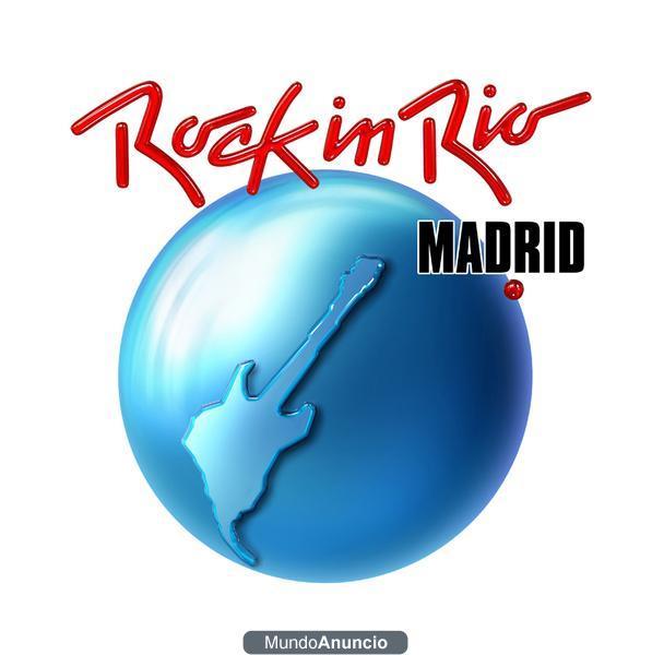 VENDO ENTRADAS ROCK IN RIO MADRID 2012 dia 5!!