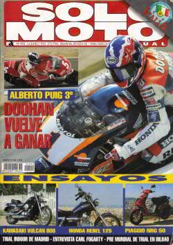Revista Solo Moto. Número 992 (junio 1995)