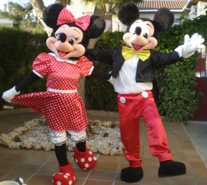 Venta de disfraces mickey y minnie