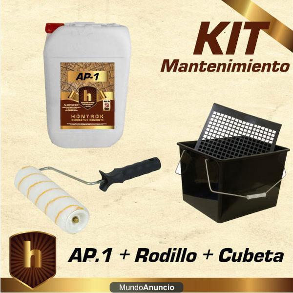 Kit de mantenimiento para hormigon impreso