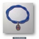 PULSERA VIRGENCITA PLIS en caucho de colores ... super BARATA !! - mejor precio | unprecio.es