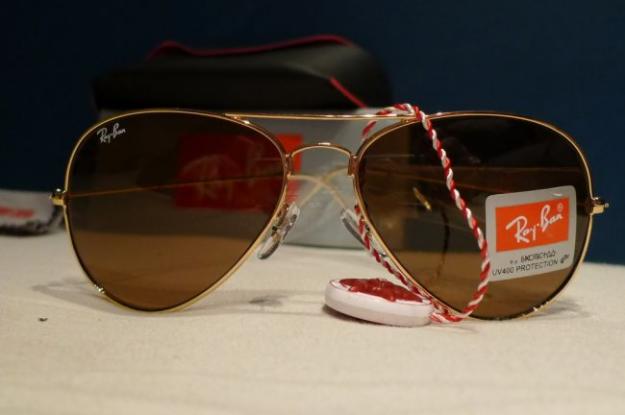 Ray-ban Aviador 3025 Montura Dorada y Lente Marron.OFERTA