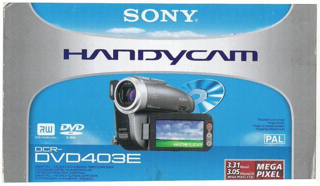 VIDEO CAMARA SONY HANDYCAM DVD 403E