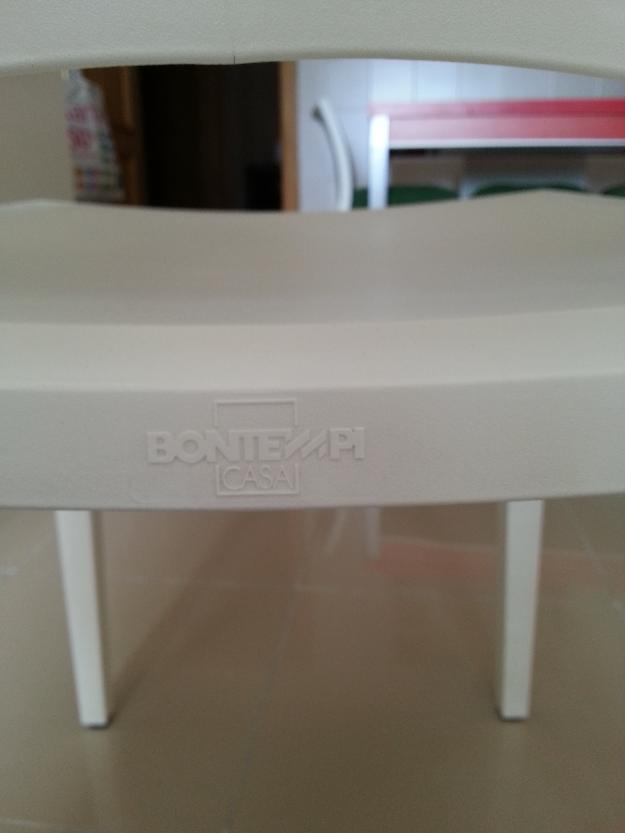 Preciosas Sillas Italianas Blancas Aqua de Botempi (exclusiva casa Italiana)