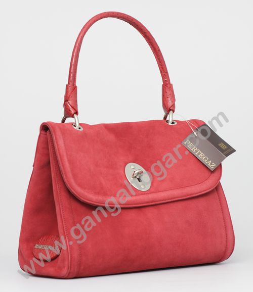BOLSO PERTEGAZ PIEL ROJO