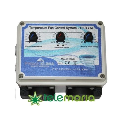 Controlador de Temperatura PK KLC-2M box 2 x 300W. 230V/50Hz