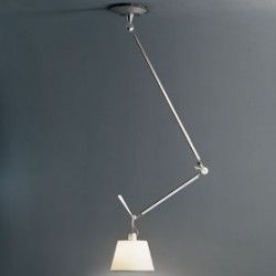 Artemide Tolomeo sospensione decentrata estructura - iLamparas.com