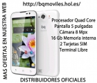 BQ Aquaris 5". Dual Sim. Cuatro nucleos. Similar Samsung Galaxy S4. - mejor precio | unprecio.es